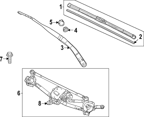 Wipers for 2023 Mazda MX-30 EV #0