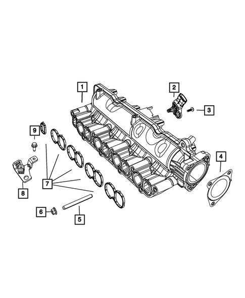 Manifolds and Vacuum Fittings for 2019 Jeep Compass #0