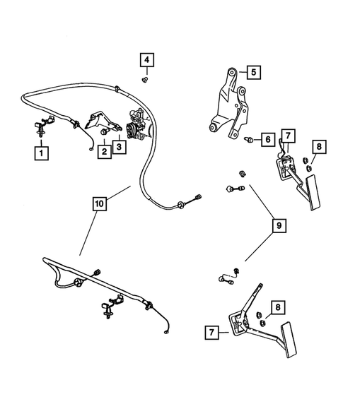 Throttle Controls for 2010 Chrysler PT Cruiser #0