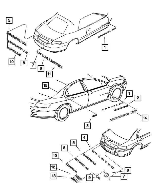 4805648AA - Exterior Ornamentation: Se Nameplate for Mopar Image image