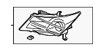 33101STXA12 - Electrical: Headlamp Assembly for Acura: MDX Image
