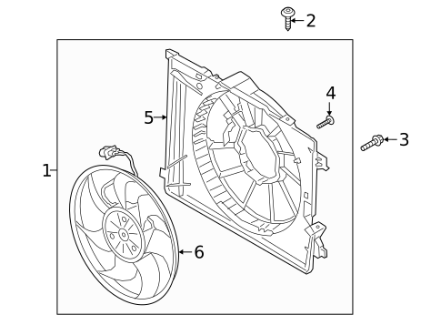 Cooling Fan for 2020 Kia K900 #0