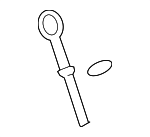 12585398 - Engine: Dipstick for Cadillac: SRX, STS Image