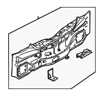G9110ZW4MA - Body: Rear Body Panel for Nissan: Versa Image