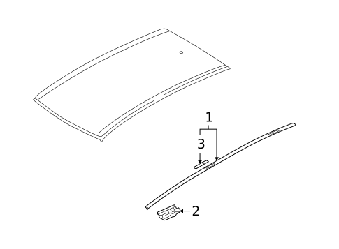 Exterior Trim - Roof for 2009 Suzuki SX4 #0