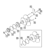 5086769AA - Fuel and Accelerator Pedal: Nut for Mopar Image