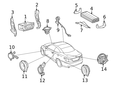 Sound System for 2012 Lexus IS350 #0