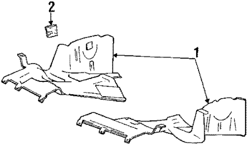 Splash Shields for 1990 Toyota Celica #0