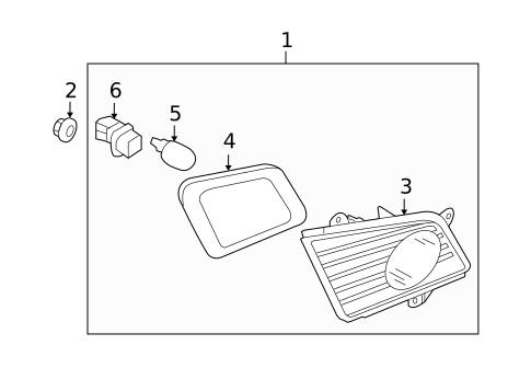 Bulbs - Chassis for 2010 INFINITI M45 #3