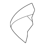 873113NF6B - Body: Seat Cushion Pad for Nissan: LEAF Image