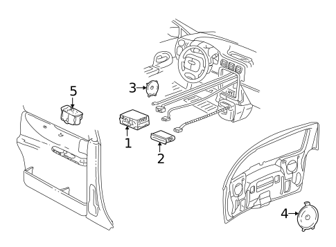 Sound System for 1999 Pontiac Montana #0