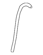 4L3Z18502C52AB - Body: Drain Hose for Ford: F-150 Image