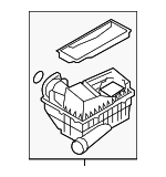 1K0129607AS - Engine: Air Cleaner Assembly for Volkswagen Image