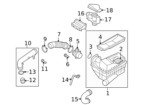 Air Intake for 2012 Volkswagen Beetle #0