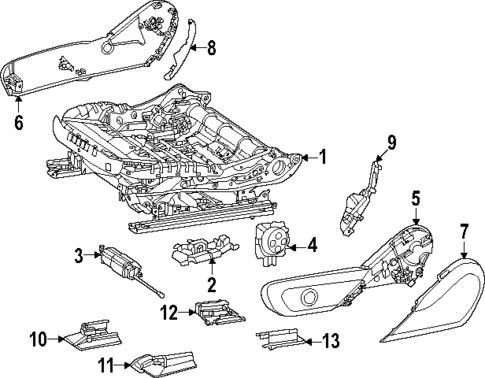 Power Seats for 2023 Mercedes-Benz EQS 450 SUV #2
