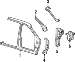 XF2Z16279D44AA - Body: Uniside for Ford: Windstar Image