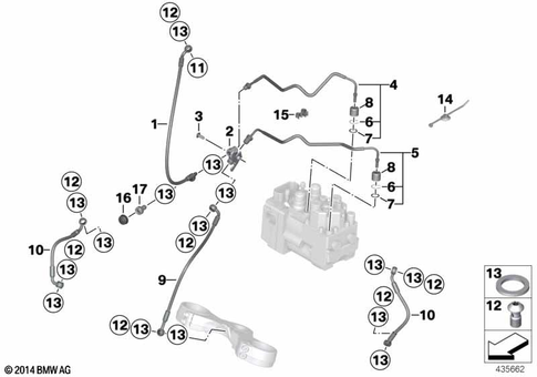 Brake Lines for 2005 BMW-Motorrad R 900 RT 05 SF #0