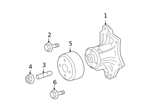 Water Pump for 2007 Scion tC #0