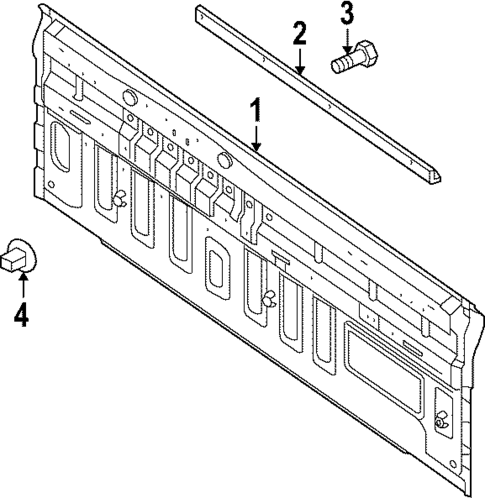 Back Panel for 2025 Nissan Frontier #0
