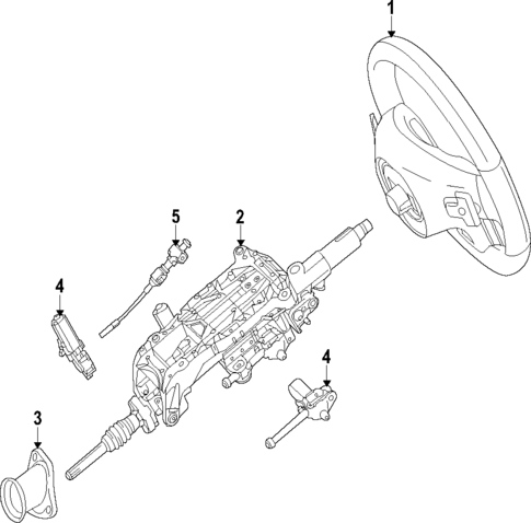 Steering Wheel for 2019 Mercedes-Benz GLS 450 #1
