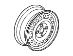 42700TK6A01 - : Wheel, Steel for Honda: Fit, Insight Image