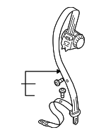 7L6857807AHCP - : Lap &amp; Shoulder Belt for Volkswagen: Touareg Image