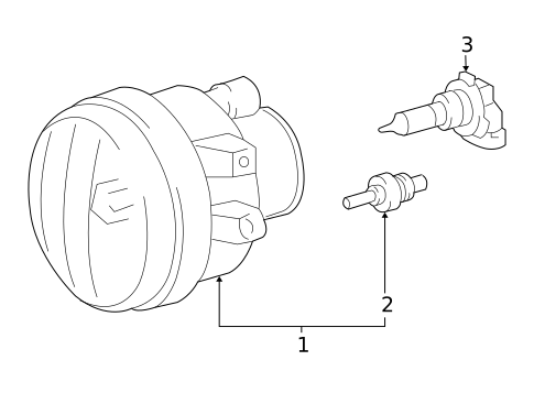 Bulbs - Chassis for 2005 Toyota Prius #1
