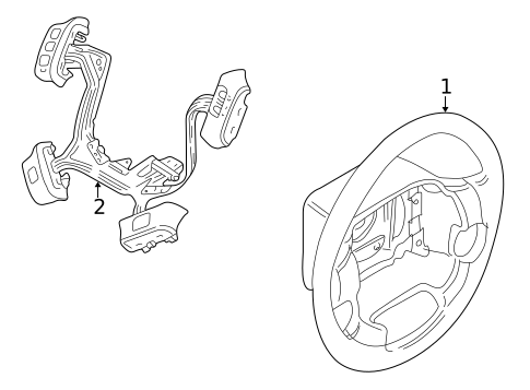 Steering Wheel for 1999 Land Rover Range Rover #0