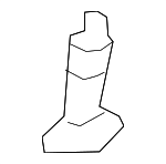 J9C2273 - Body: Upper Quarter Trim Retainer Clip for Jaguar: I-Pace Image