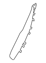 T4K9559PVJ - Body: Pillar Trim for Jaguar: I-Pace Image