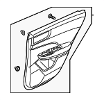 83701TRVA11ZB - : Door Interior Trim Panel for Honda: Clarity Image