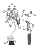 68029430AA - Brakes: Brake Pedal Sensor for Mopar Image image