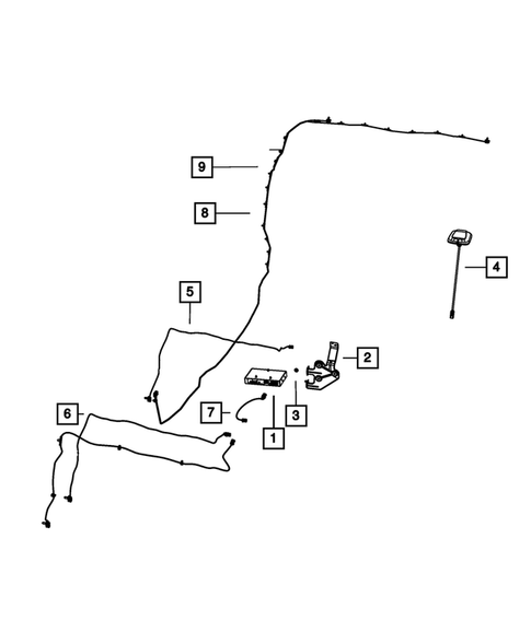 Radio, Antenna, Speakers, DVD, and Video systems for 2012 Ram 2500 #3