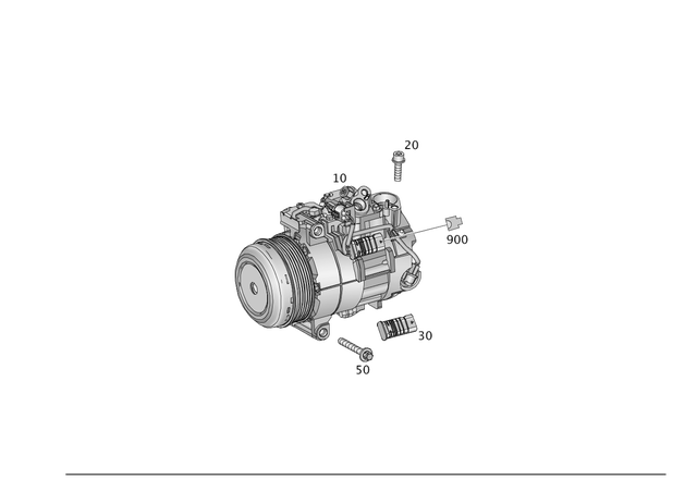 32309811 - Heating and Ventilation: Refrigerant Compressor for Mercedes-Benz: G550, G63 AMG, GL450, GL550, GL63 AMG, GLE63 AMG, GLS550, GLS63 AMG, ML550, ML63 AMG Image image