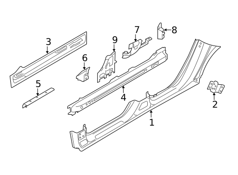 Rocker Panel for 2015 Volvo V60 #0
