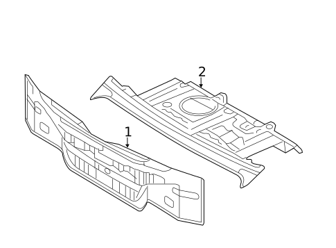Rear Body for 2012 Hyundai Sonata #1