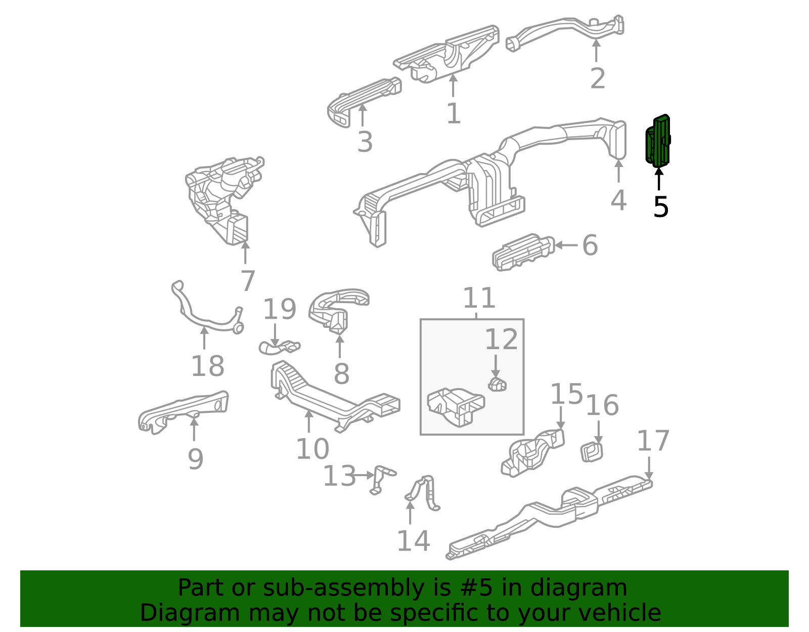 Dashboard Air Vent - Direct Airflow, OEM Style | AutoNation Parts