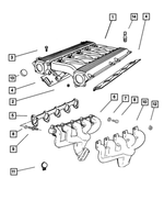 4763758AB - Engine 8.0L Ten Cylinder: Intake Manifold for Dodge: Viper Image