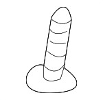 1244205203 - Body: Splash Shield Screw for Hyundai: Elantra, Palisade, Sonata, Tiburon, XG300, XG350 Image