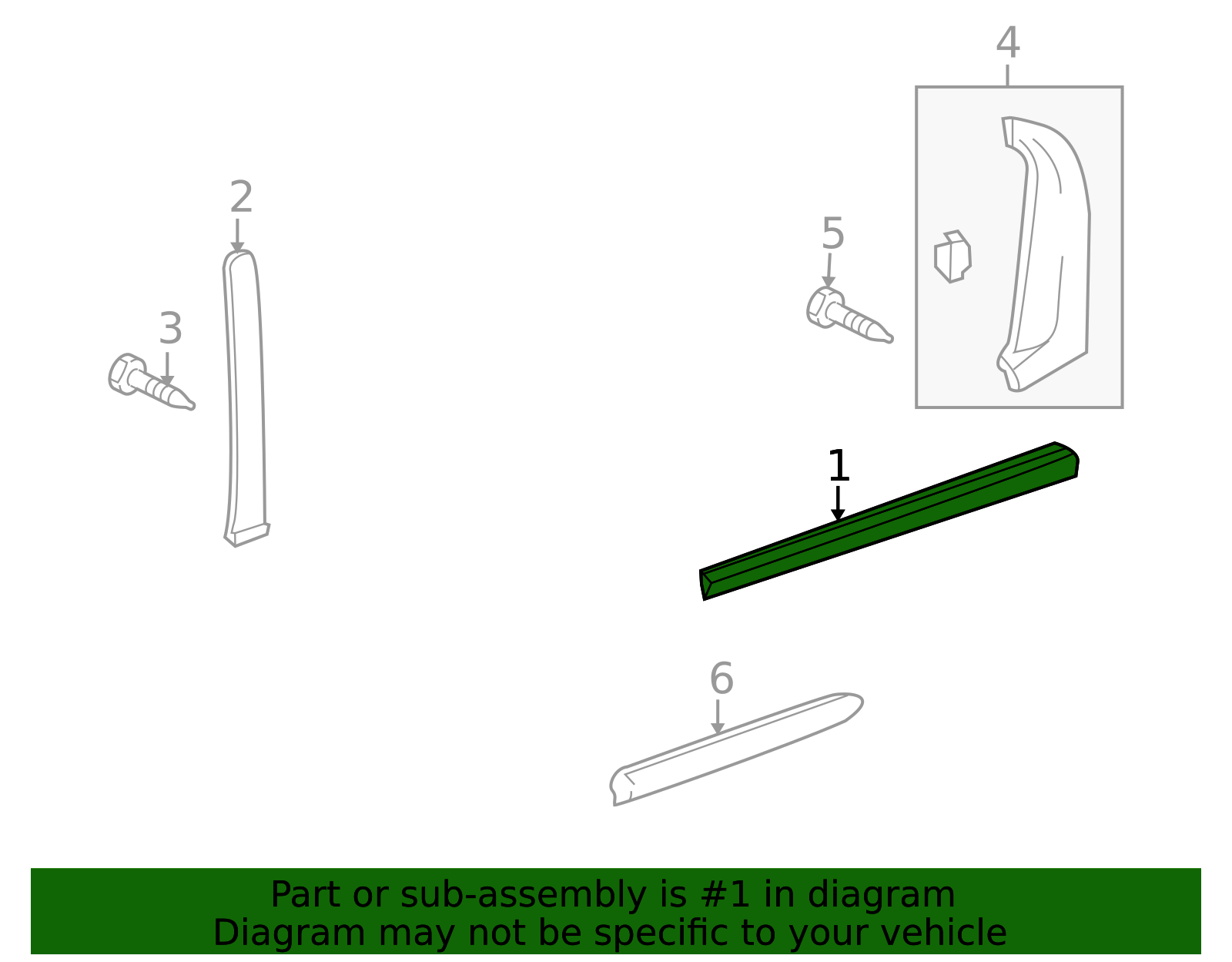 2010-2014 Honda Insight Door Window Belt Weatherstrip 72950-TM8-013 ...