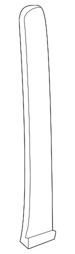 72930TM8A01 - Body: Applique for Honda: Insight Image