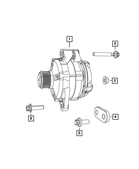 Generators / Alternators for 2017 Dodge Journey #1