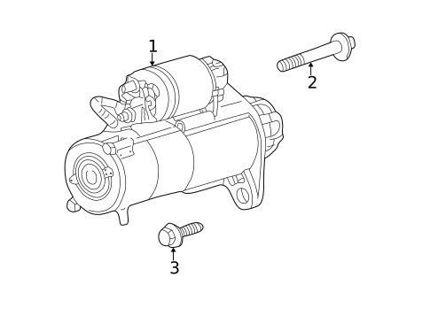 Starter for 2001 Pontiac Grand Am #0