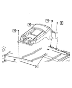 6503195 - Wheels: U Nut for Chrysler: 300, PT Cruiser | Dodge: Challenger, Charger, Magnum | Jeep: Commander Image