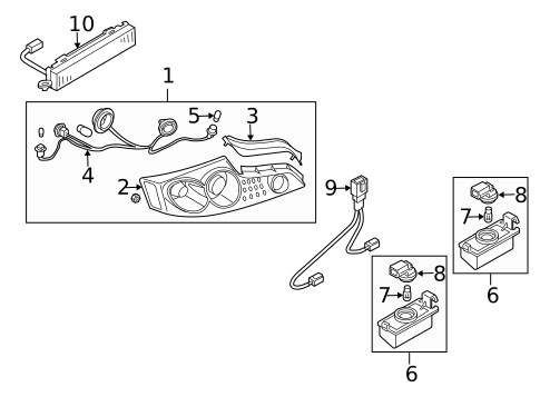 Tail Lamps for 2007 INFINITI G35 #0