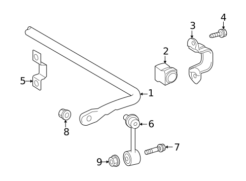 Stabilizer Bar & Components for 2025 Lexus NX350h #3
