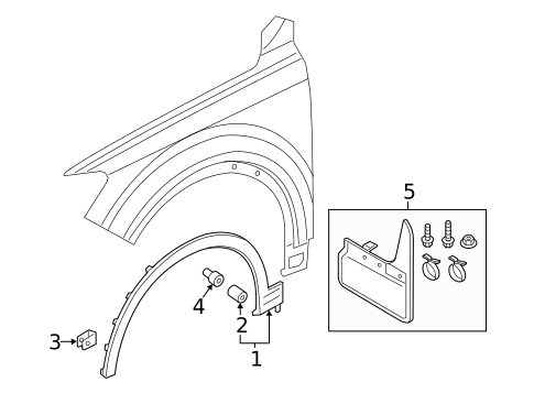 Exterior Trim - Fender for 2017 Audi Q7 #0