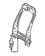 710140E090 - Body: Seat Back Frame for Lexus Image