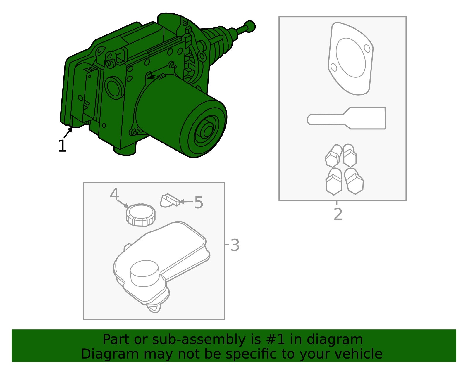 Genuine OEM Brake Master Cylinder Part# J9C38539 Fits Jaguar Cary