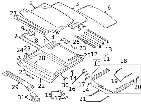 Sunroof for 2012 Audi A3 Quattro #0